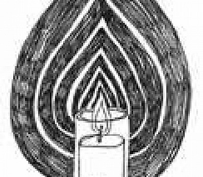 Yizkor Candle Illustration