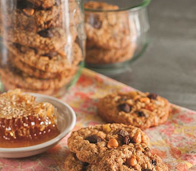 Chewy Honey Oatmeal Cookie Recipe