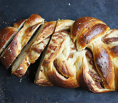 Balsamic Apple Date Challah by Shannon Sarna